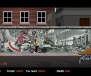 بازی آنلاین دوچرخه سواری در سطوح شیبدار