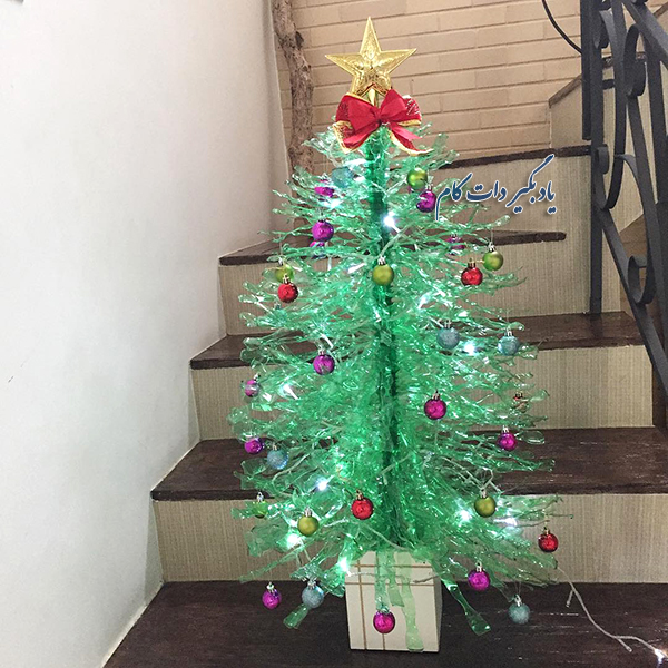 خلاقیت در ساخت درخت کریسمس زیبا