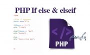 عبارات شرطی در PHP