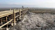 نود درصد دریاچه ارومیه خشک شده است