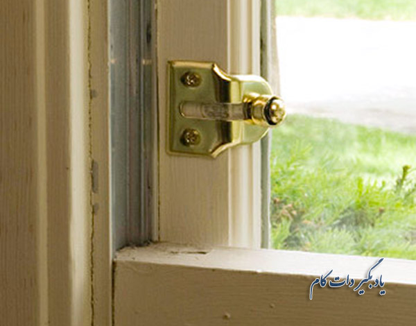 قفل مناسب پنجره های کشویی عمودی دو جداره: قفل های تا شو
