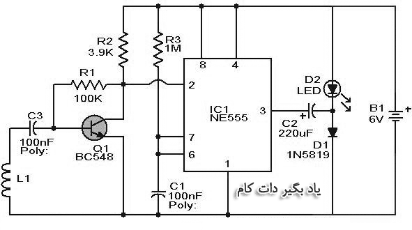 مدار الکترونیکی نشان دهنده زنگ موبایل | یاد بگیر honeywell circuit board wiring diagrams 