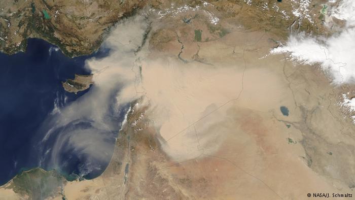 گرد و غبار در خاورمیانه