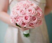 مدل دسته گل های تک رنگ عروس