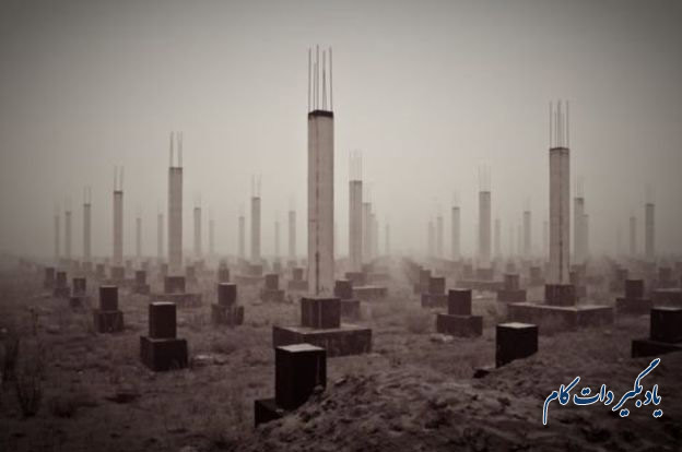 عنوان عکس پتر استاروف "قبرستان قرن بیست و یکم" است