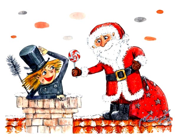 داستان انگلیسی کیتی و دودکش کریسمس همراه با فایل صوتی