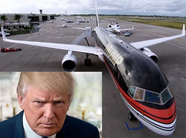 هواپیمای 100 میلیون دلاری دونالد ترامپ